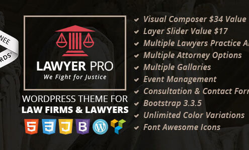 Lawyer Pro WordPress Theme